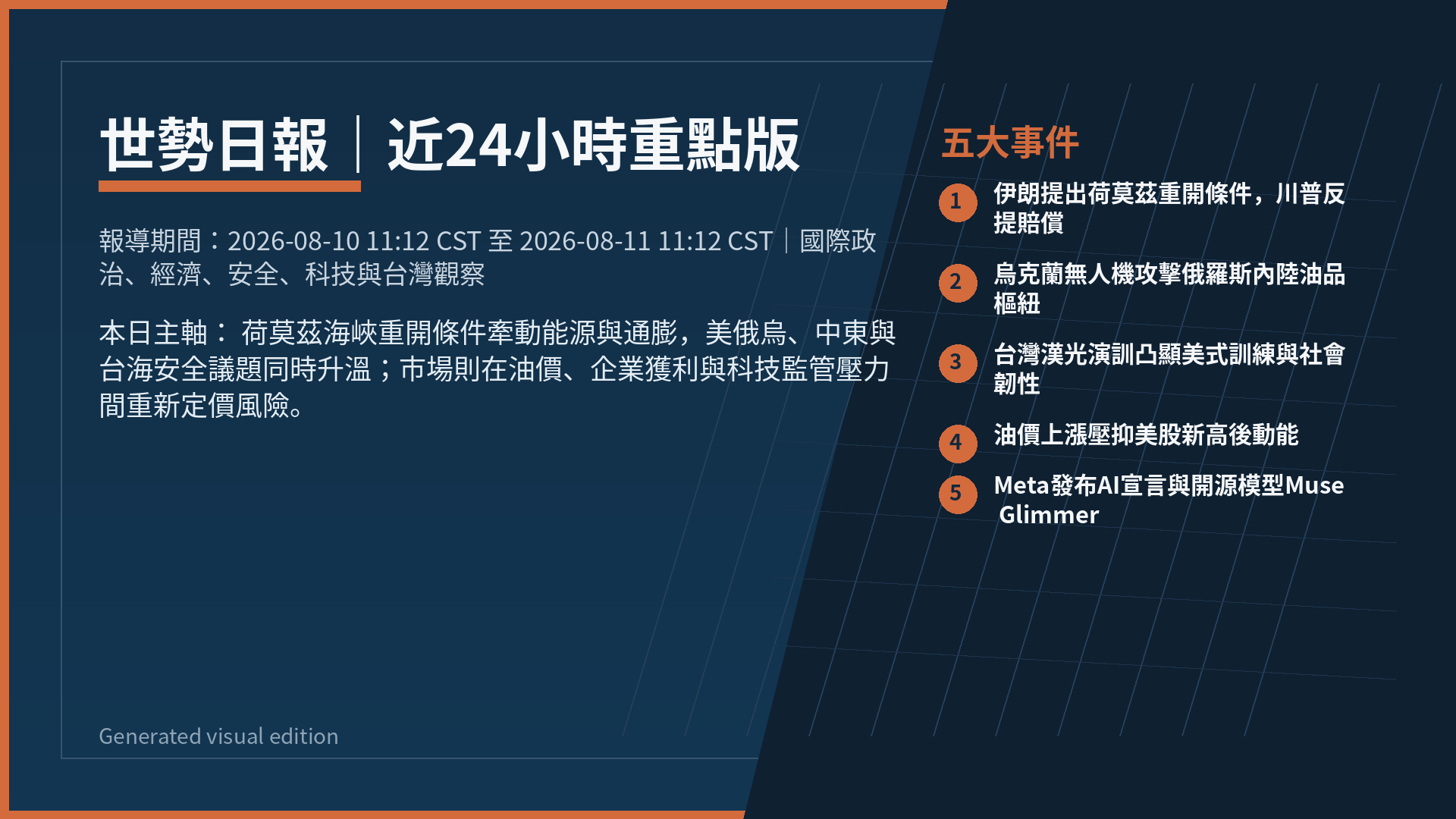 世勢日報五大事件主視覺